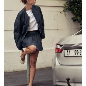 Zara Dark Blue Denim Skirt